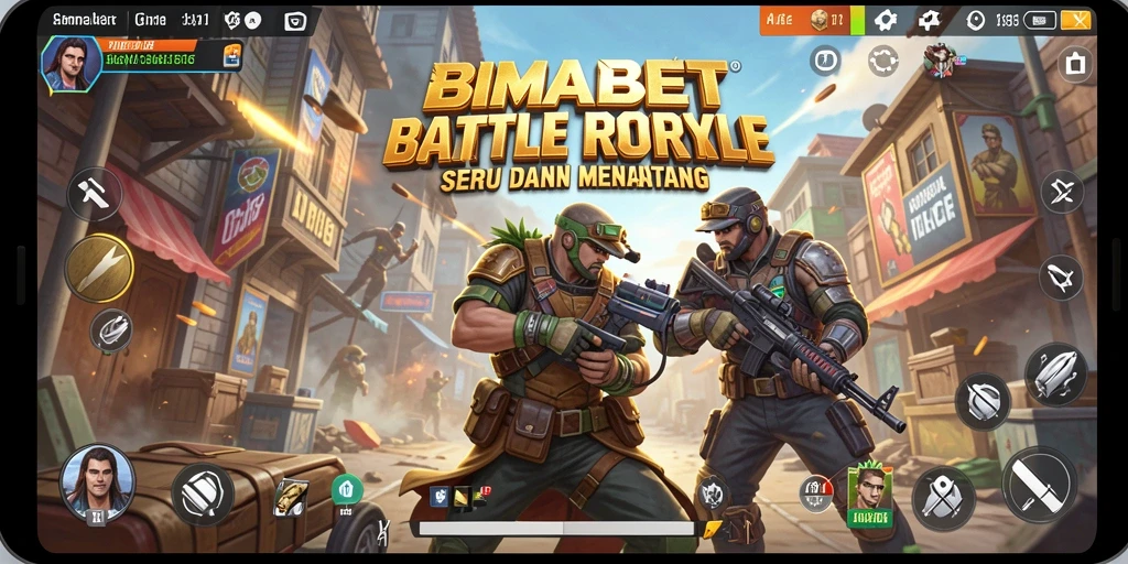 Gameplay Battle Royale yang seru dan mendebarkan di BIMABET.