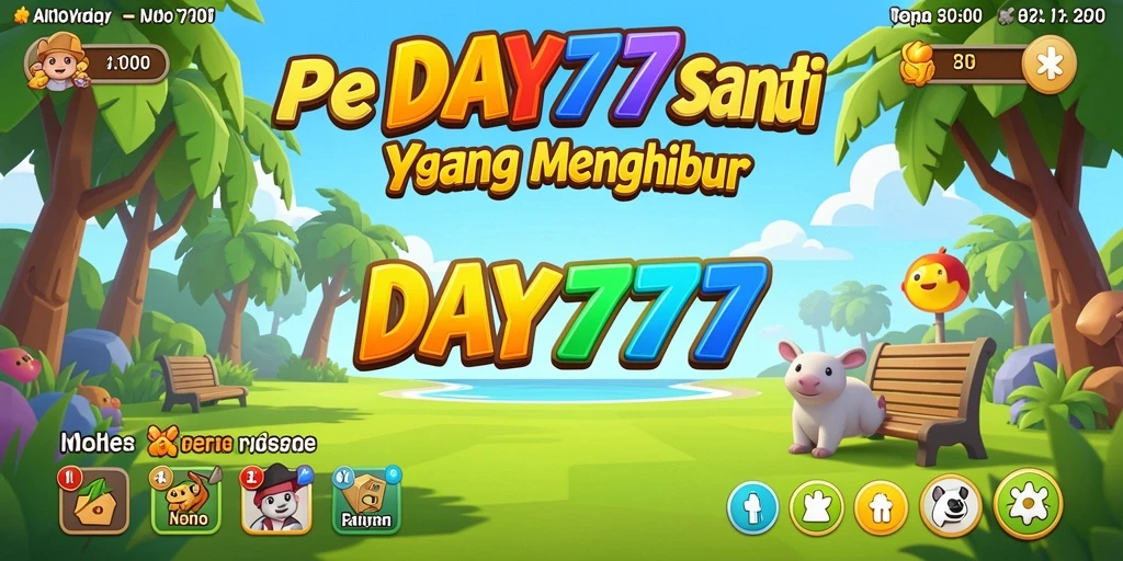 Tampilan gameplay <strong>DAY777</strong> yang penuh warna dan menarik.