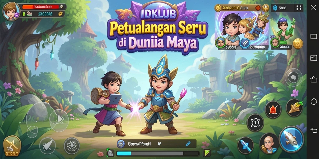 Tampilan gameplay seru di IDKLUB penuh petualangan dan tantangan.