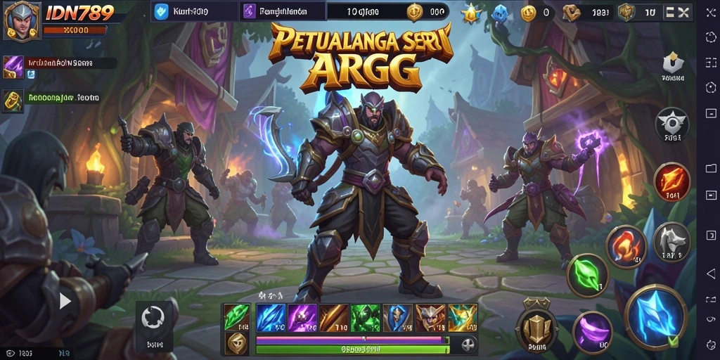 Screenshot menampilkan aksi seru dalam gameplay ARPG.