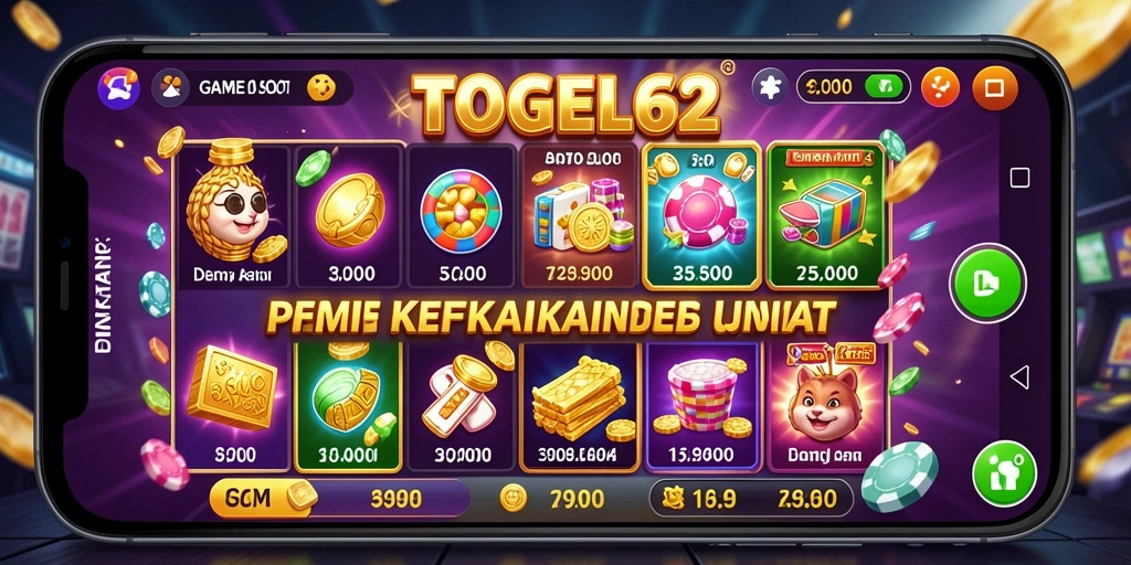 Tampilan utama gameplay TOGEL62 yang seru dan menarik.