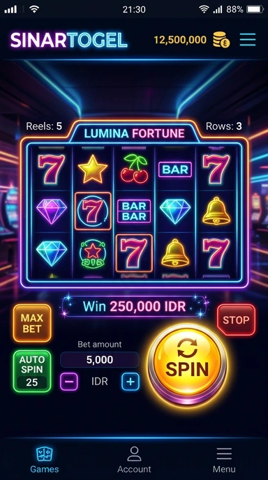 Fitur keamanan aplikasi sinartogel yang menjamin pengalaman bermain aman.